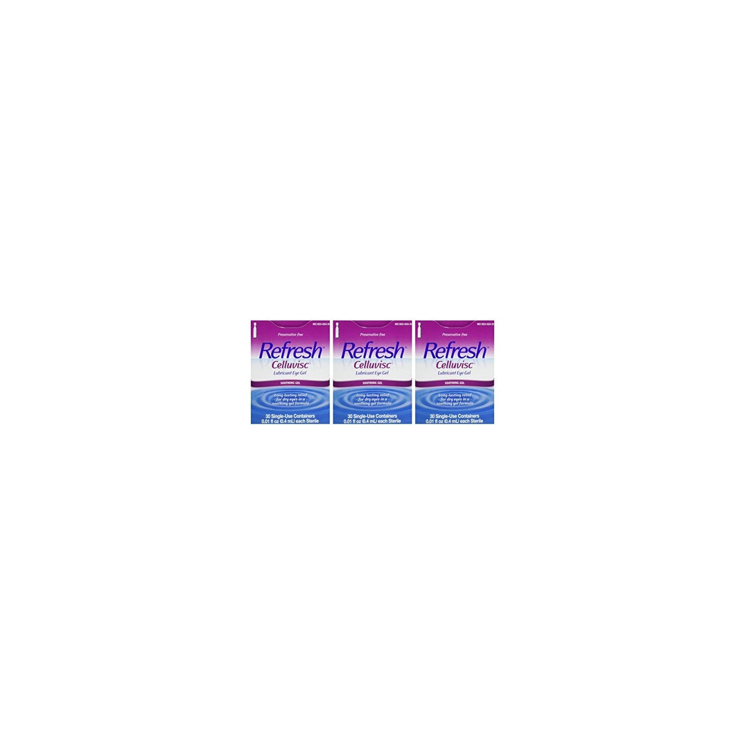 Buy now Refresh Celluvisc Lubricant Eye Gel Single-use Containers 30 Ea (3 Pack) at indiglob india