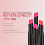 Buy now Matte Flat Velvet Lipstick at indiglob india