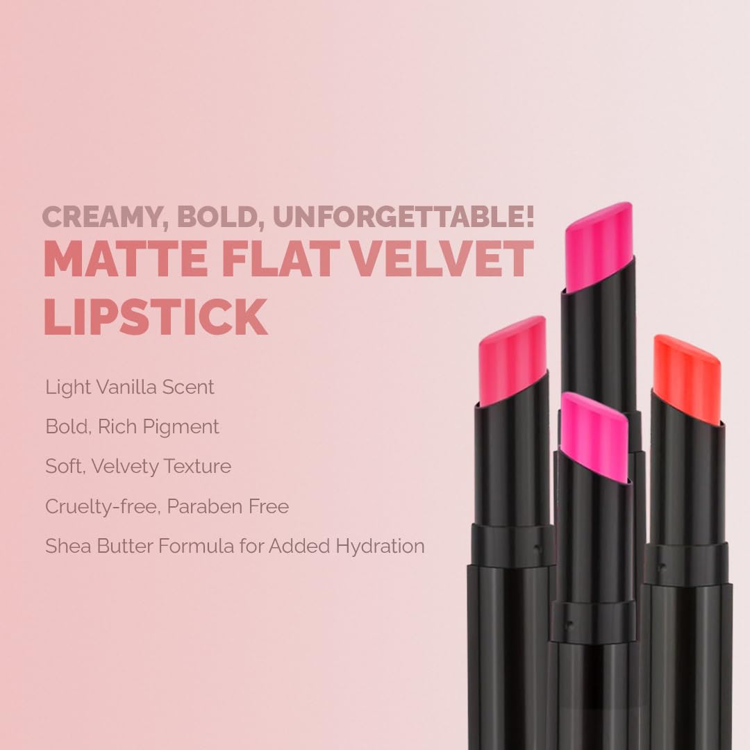 Buy now Matte Flat Velvet Lipstick at indiglob india