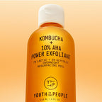 Buy now Youth To The People Kombucha + 10% AHA Power Exfoliant (4 fl oz), Overnight Resurfacing Peel, Helps Fade Discoloration + Smooth Skin Texture, Lactic + Glycolic Acid, Fragrance-free, Vegan at indiglob india