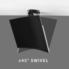 Buy now VIVO MOUNT-M-FD27 Manual Folding Ceiling Mount for 13-27 inch Flat Screens, Tilt Roof, Under Cabinet Mount for LCD TVs and Monitors at indiglob india