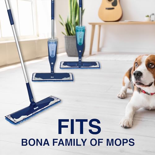 Buy now Bona Microfiber Sweeping Pad for Multi-Surface Floors - For Use With Bona Mops - Attracts, Picks Up Pet Hair, Fur, and Dander - Wood, Stone, Tile, Laminate, and Vinyl Floors at indiglob india