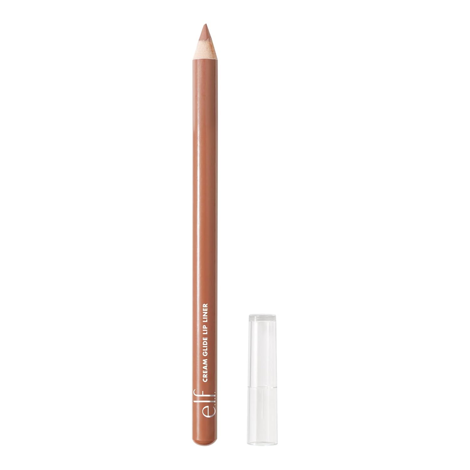 Buy now e.l.f. Cream Glide Lip Liner, Highly-Pigmented Pencil For Shaping & Sculpting Lips, Semi-Matte Finish, Vegan & Cruelty-Free, Baddest Beige Truth or Bare at indiglob india