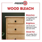 Buy now Zinsser Wood Bleach Kit | Lighten Furniture, Floors, Cabinets, Trim | Removes Red Tone | 2-Step Brightening System | 2-Step 8 fl. oz. Kit (16 fl. oz. Total) at indiglob india