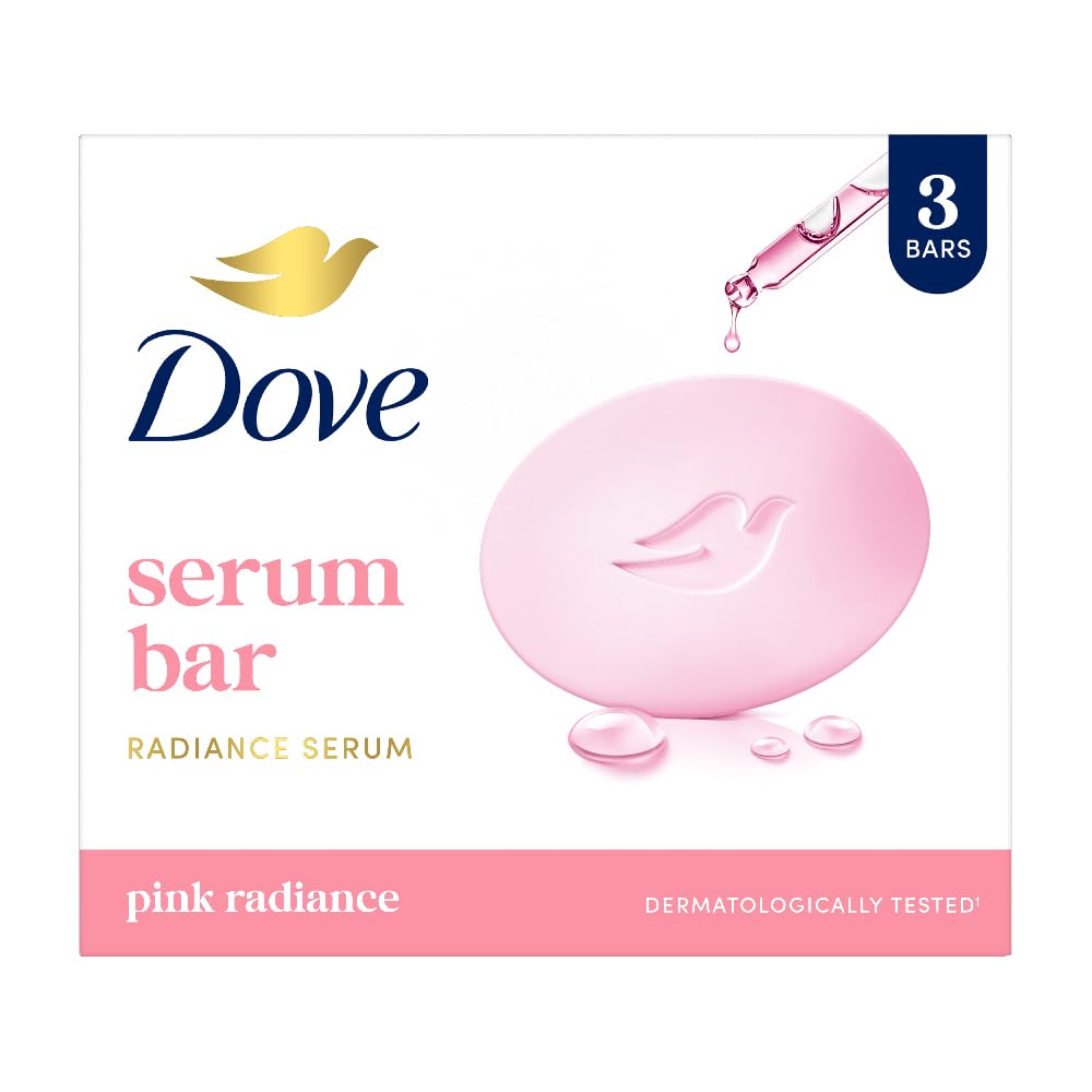 Dove Serum Bar | with Radiance Serum | Pink Radiance | 625g (125g x 5)