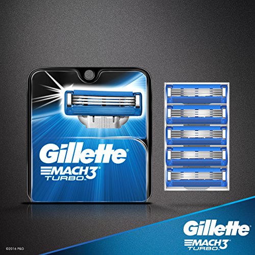 Buy now Gillette Mach3 Turbo Cartridges, 4 Count at indiglob india