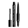 Buy now NYX Cosmetics 3-in1 Brow Pencil Black Default at indiglob india