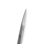 Amazon Basics Beauty Scissors, Stainless Steel, Curved Precision Cutting, Multipurpose Grooming Tool, Easy to Use, Silver