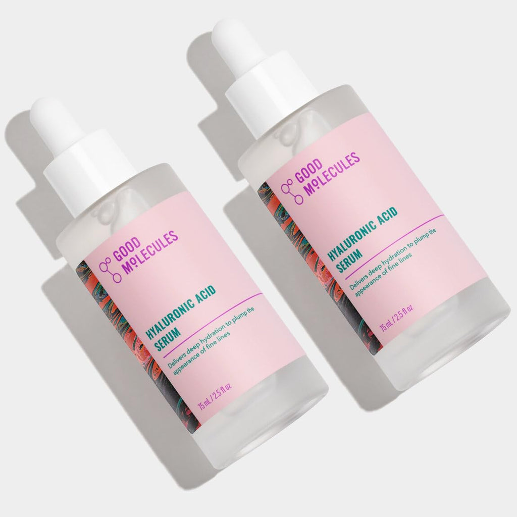 Buy now Good Molecules Hyaluronic Acid Serum - 1% Hyaluronic Acid Non-greasy Ultra Hydrating Serum, Facial Moisturizer for Plumper Skin, Skin Care for Face at indiglob india