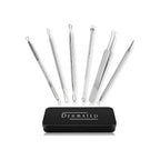 6 Pcs Pimple Popper Tool Kit Blackhead Remover, 410 Grade Stainless Steel | Professional Pimple Extractor Tool Kit for Blackheads, Comedone, Acne, Zit and Whiteheads, Stainless Steel Extraction Tools