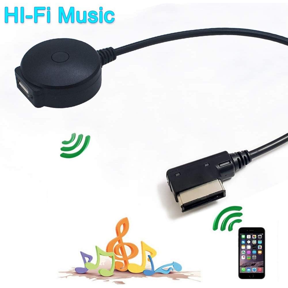 Buy now Bluetooth Adapter Compatible with Mercedes Benz MMI Port Cell Phone Apple iPhone iPod Android Capable Devices Play HiFi Music at indiglob india