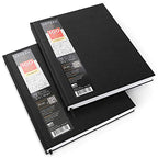 Buy now ARTEZA Hardcover Sketch Book 8.5 x 11 Drawing Pad 2 Pack 100 Sheets Sketch Pads for Drawing for Adults & Teens at indiglob india
