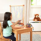 Buy now Melissa & Doug Wooden Multi-Craft Weaving Loom: Extra-Large Frame (22.75 x 16.5 inches) at indiglob india