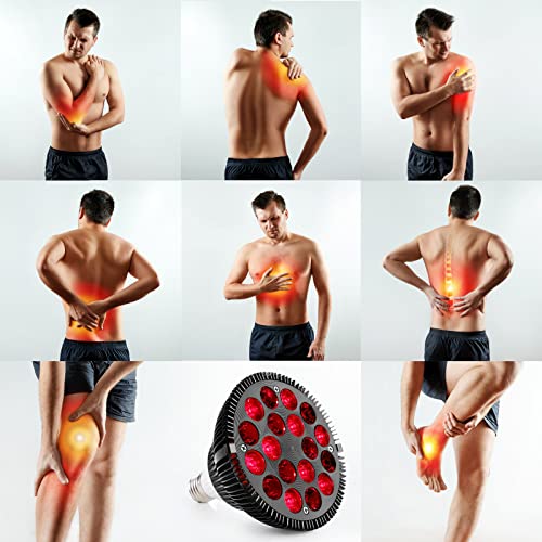 Buy now Red Light Therapy Lamp, Facial Light Therapy 660nm & 850nm 18 LEDs Near Infrared Light Therapy Device for Face, Skin Health and Pain Relief at indiglob india