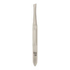 e.l.f. Slant Tweezer, Professional Quality Stainless Steel, Provides a Strong Grip, Removes Hairs Accurately, Shapes, Defines, Easy To Use, Ergonomically-Designed