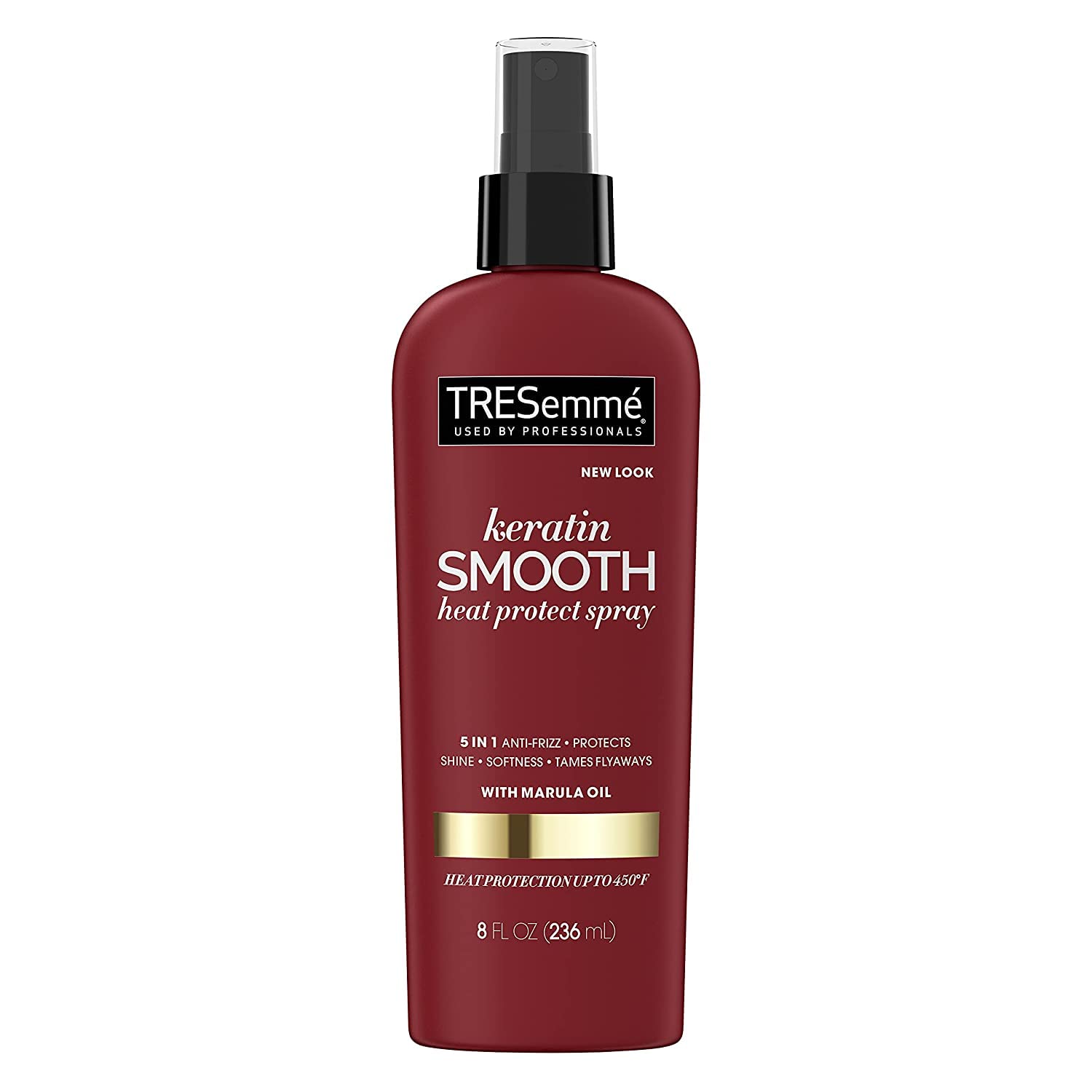 TRESemmé Expert Selection Heat Protection Spray, Keratin Smooth 8 oz | For heat styling, Helps protect against heat damage, With keratin + marula oil, For blow drying, Smooth frizz