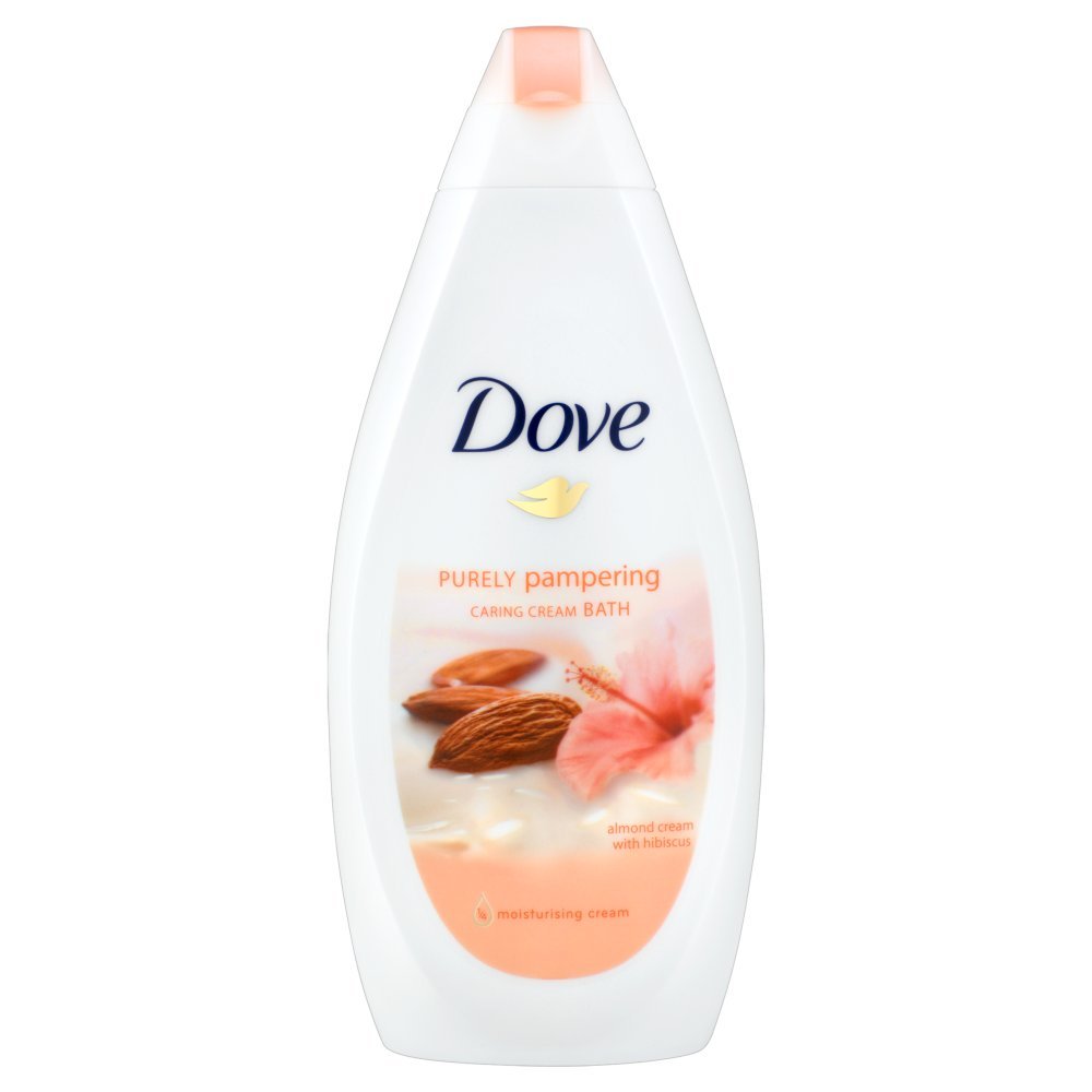 Buy now Dove Purely Pampering Cream Body Wash with Hibiscus 500ml, White, Almond, 16.9 Fl Oz at indiglob india