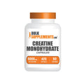 BulkSupplements.com Creatine Monohydrate Capsules - Micronized Creatine Pills - Gluten Free, 7 Capsules per Serving (5000mg), 420 Count (Pack of 1)