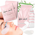 Buy now 100 Pairs Eyelash Extension Under Eye Gel Pads by Lyon Lash - Lint Free with Aloe Vera Hydrogel Eye Patches, Premium Eyelash Extension Supplies & Beauty Tools, Fit Most Eye Shape, Stick Well at indiglob india