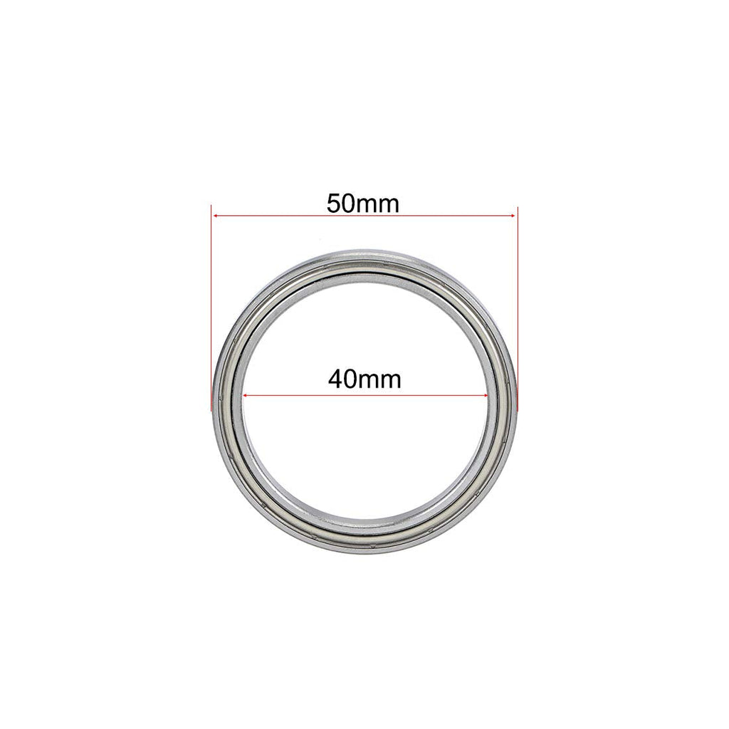 Buy now uxcell 6708ZZ Deep Groove Ball Bearings 40mm x 50mm x 6mm Double Shielded Chrome Steel Z2 ABEC1 at indiglob india