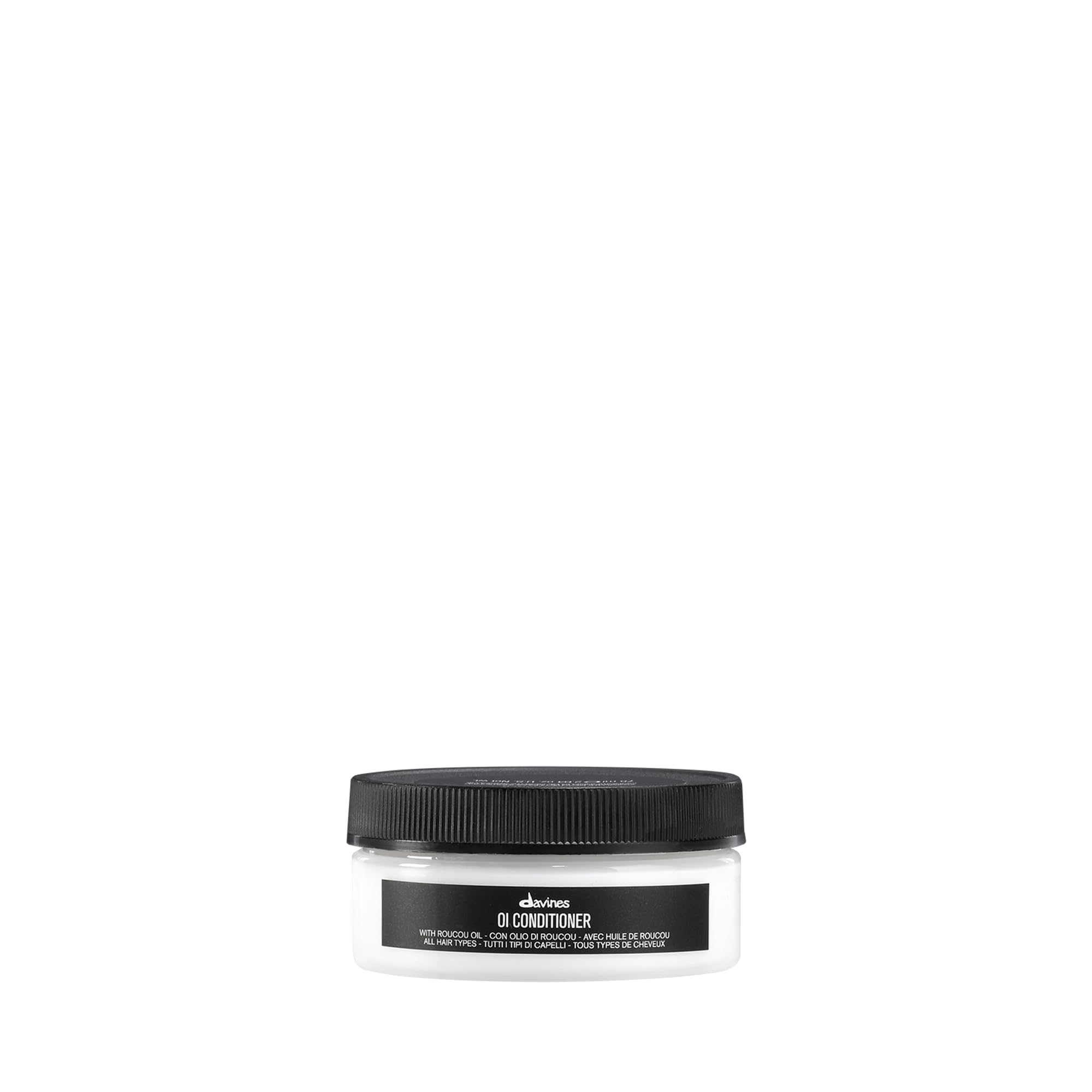 Davines OI Conditioner, Rich Creamy Hydrating Conditioner for All Hair Types - Accelerates Drying, Protects Structure & Adds Shine with Antioxidant Roucou Oil - Softens & Detangles