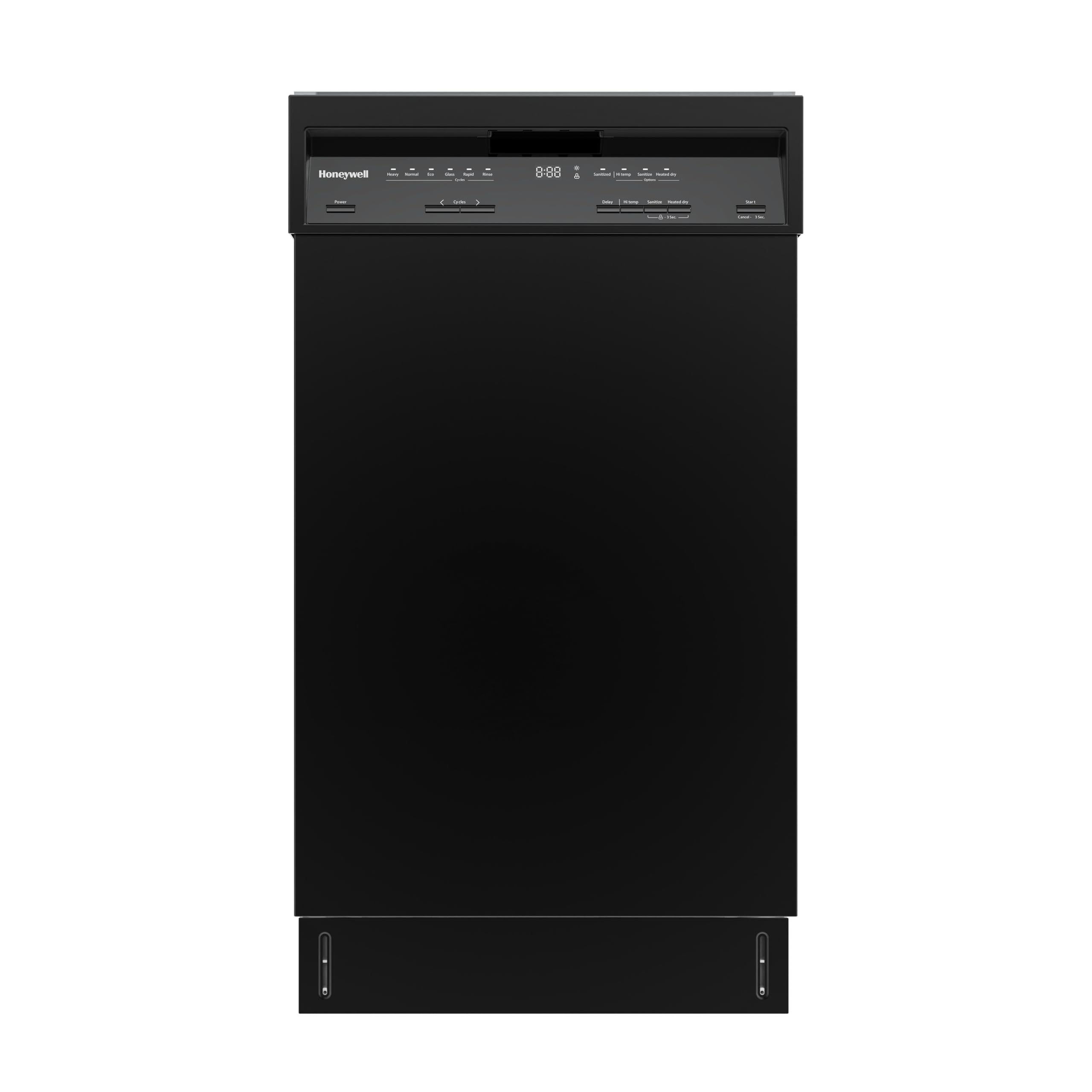Buy now Honeywell 18 Inch Dishwasher with 8 Place settings, 6 Washing Programs, Stainless Steel Tub, UL/Energy Star- Black at indiglob india