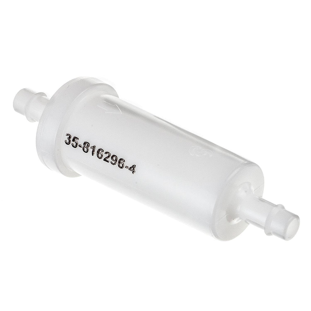 Quicksilver 816296Q2 Marine Engine Inline Fuel Filter with Barbs for 5/16" (8mm) Fuel Lines
