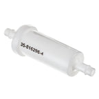 Quicksilver 816296Q2 Marine Engine Inline Fuel Filter with Barbs for 5/16" (8mm) Fuel Lines