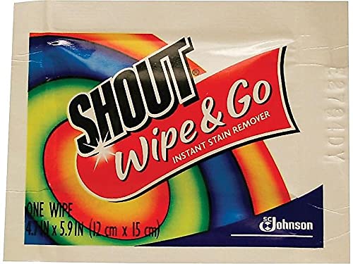 Buy now Shout Wipe & Go Stain Remover Wipes, 80 Count at indiglob india