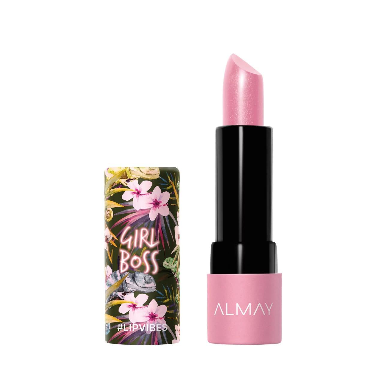 Buy now Almay Lip Vibes Lipstick with Vitamin E Oil & Shea Butter, Matte Finish, Hypoallergenic, Treat Yourself, 0.14 Oz 0.14 Ounce (Pack of 1) 020 Girl Boss at indiglob india