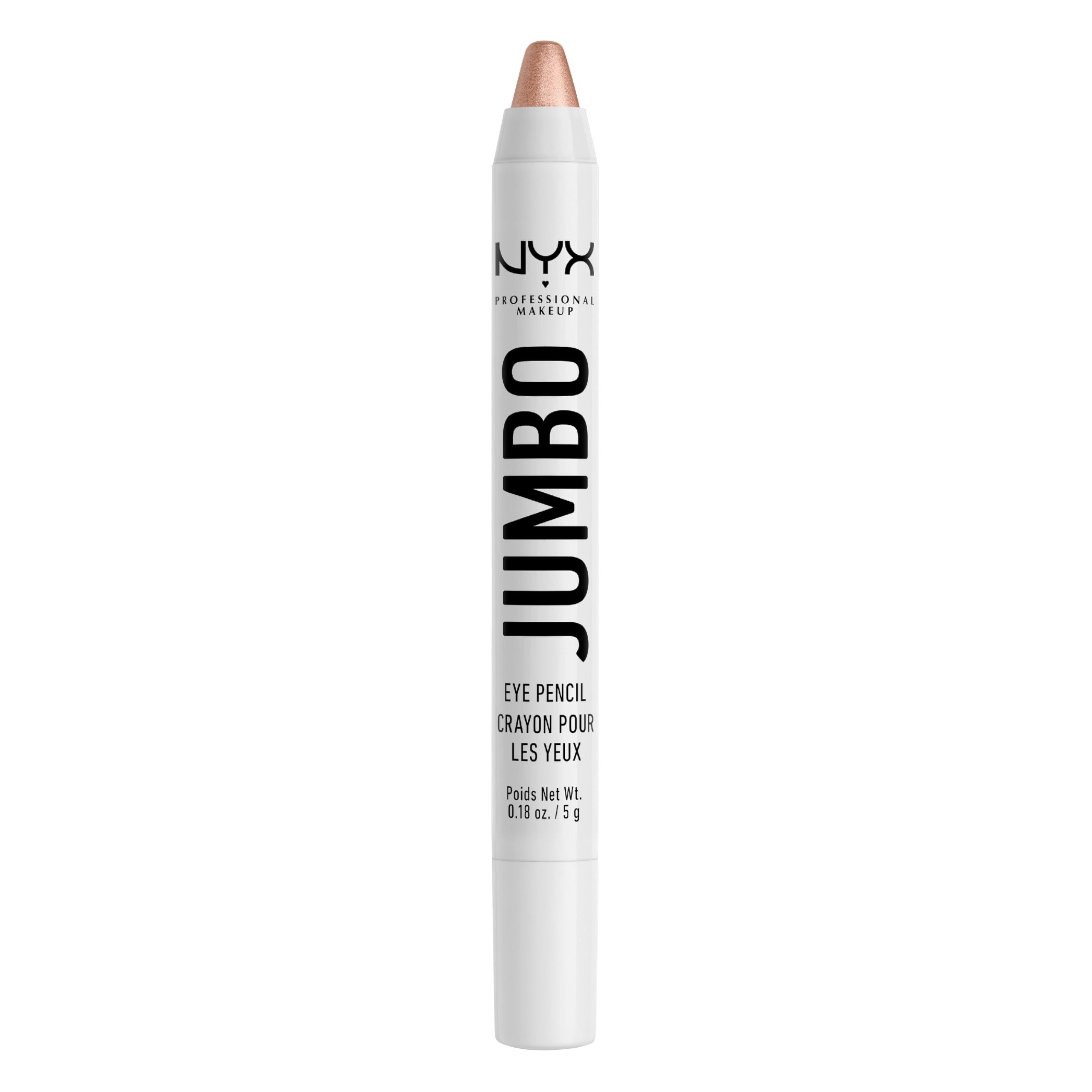 Buy now NYX PROFESSIONAL MAKEUP Jumbo Eye Pencil, Blendable Eyeshadow Stick & Eyeliner Pencil - Cottage Cheese (Silver) at indiglob india