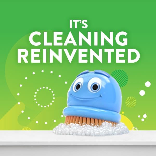 Buy now Scrubbing Bubbles Fresh Gel Toilet Bowl Cleaning Stamps, Helps Keep Toilet Clean and Helps Prevent Limescale & Rings, Rainshower Scent, 1 Dispenser with 24 Fresh Gel Stamps at indiglob india