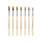 Buy now 7Pcs Uv Gel Nail Brush, Poly Extension Gel Brush, Nail Art Tips Builder Painting Pen Set(No.2/4/6/8/10/12/14) Default at indiglob india