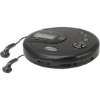 Buy now GPX PC332B Portable CD Player with Anti-Skip Protection, FM Radio and Stereo Earbuds - Black at indiglob india