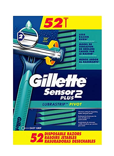 Buy now Gillette Sensor2 Plus Disposable Razor (52 Pack) at indiglob india