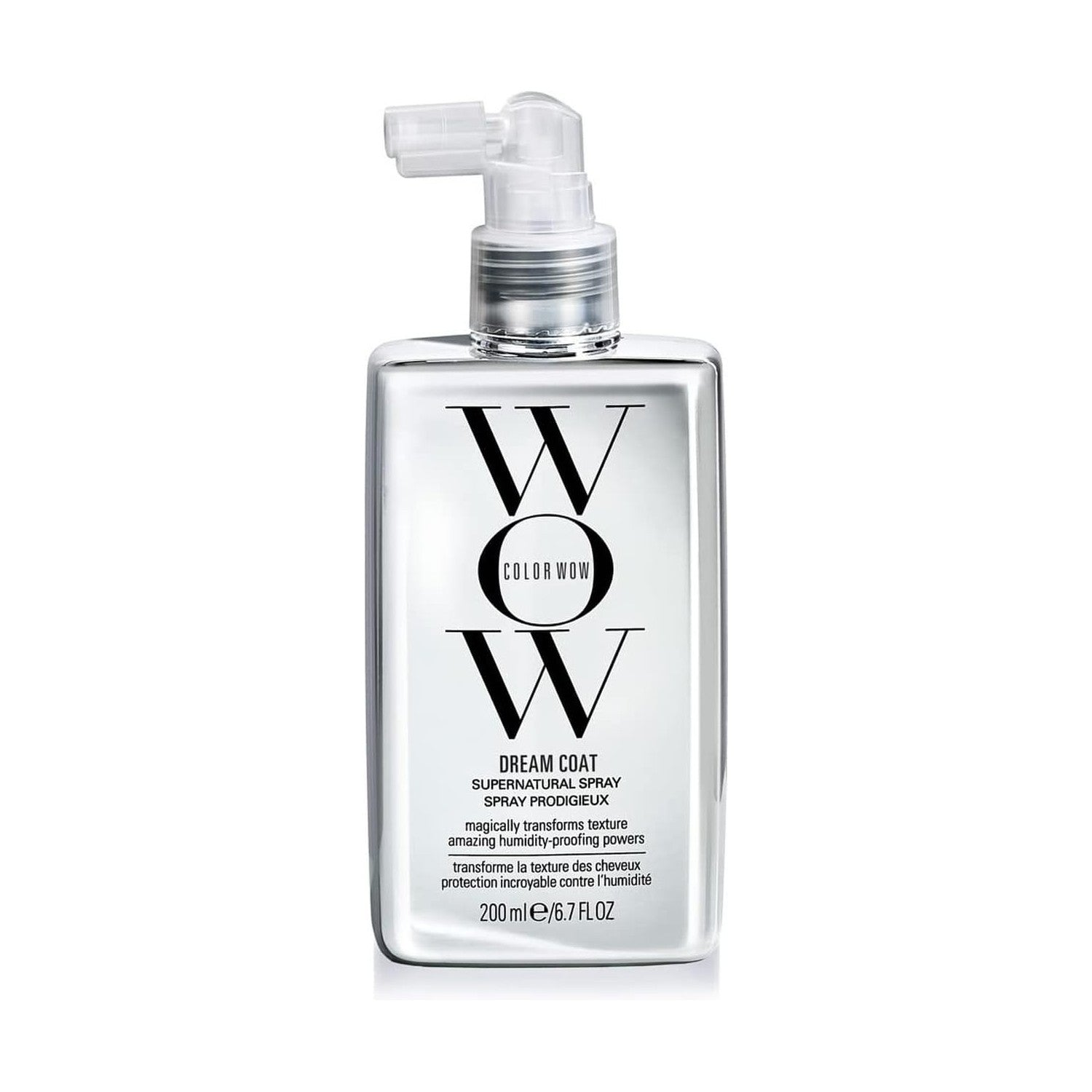 COLOR WOW Dream Coat – Anti-Humidity Frizz Control Spray for Glass Hair | Anti-frizz treatment and humidity-proofing spray delivers glassy-smooth, frizz-free hair. Heat activated, lasts 3-4 shampoos.