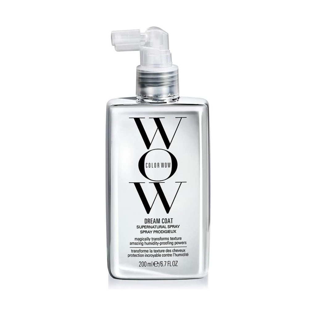 COLOR WOW Dream Coat – Anti-Humidity Frizz Control Spray for Glass Hair | Anti-frizz treatment and humidity-proofing spray delivers glassy-smooth, frizz-free hair. Heat activated, lasts 3-4 shampoos.