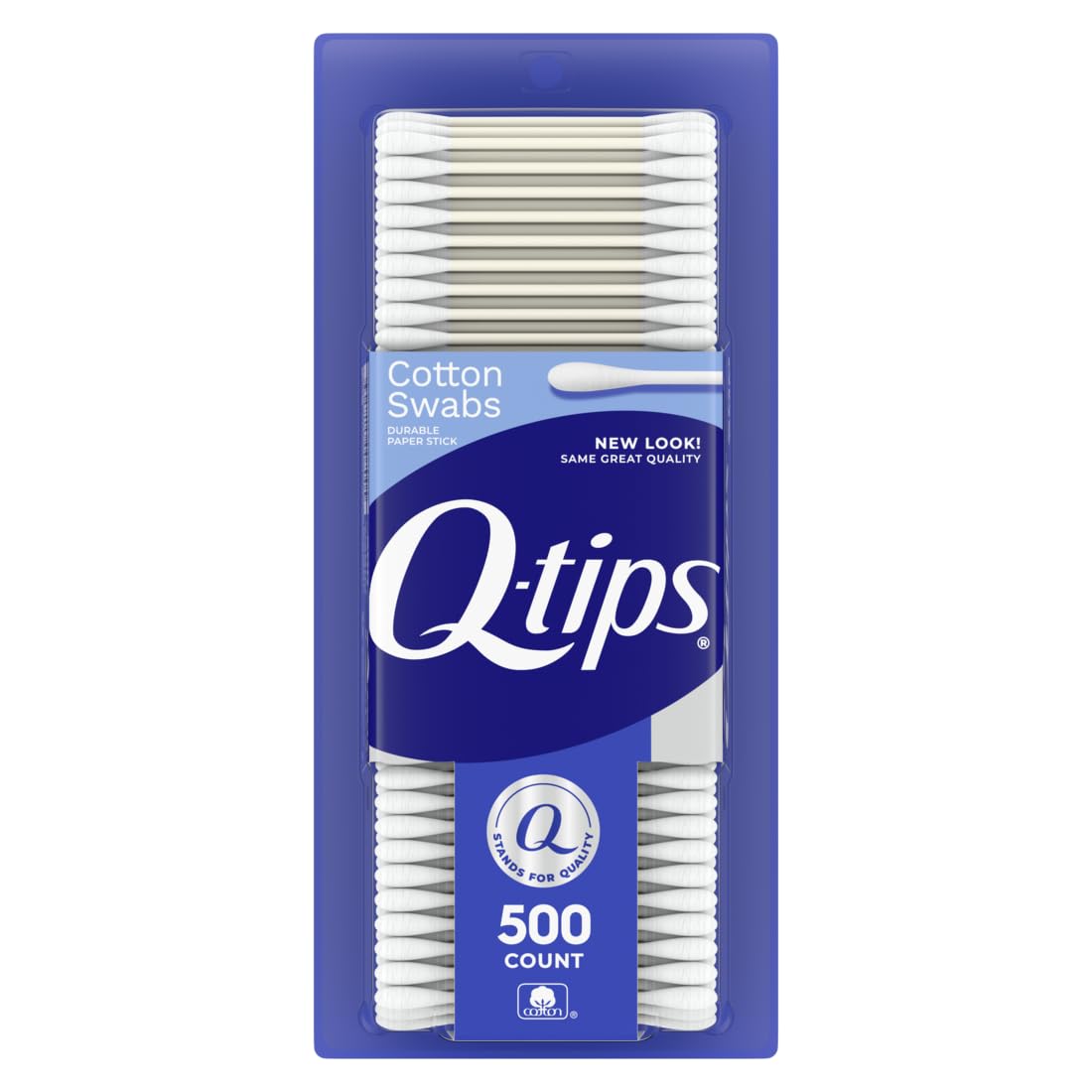 Buy now Q-tips Cotton Swabs, Original, For Home, First Aid and Beauty, 100% Cotton, 375 Count 500 Count Swabs at indiglob india