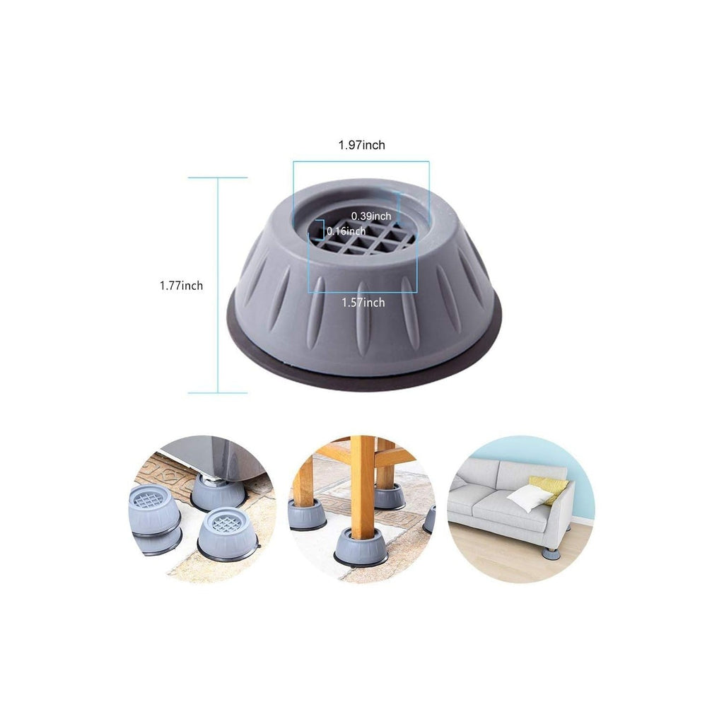 Buy now MWELLEWM Anti Vibration Pads for Washing Machine Shock and Noise Reducing Washing Machine Support Anti Slip Vibration Rubber Washing Machine Feet Dryer Washer Vibration Stabilizer(1.7D x 0.16 H) at indiglob india