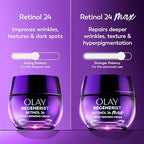 Buy now Olay Retinol Night Cream for Women, MAX, Anti-Aging Face Mousturizer, Fragrance-Free, Non Greasy - Anti-Wrinkle, Smooth Fine Lines, Hydrating Skin Care - Triple Collagen Cream, Niacinamide, 1.7oz at indiglob india