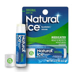 Buy now Mentholatum Natural Ice Original Medicated Lip Balm, Hydrating Lip Care for Dry, Chapped Lips, Moisturizing Formula with SPF 15 Helps Prevent Sunburn, Protection for Smooth, Soft Lips (Pack of 12) at indiglob india