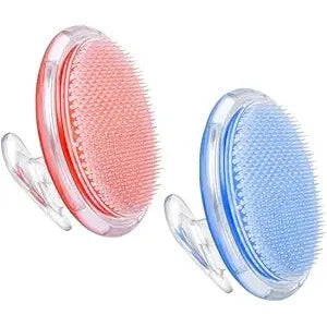 Buy now Dylonic Body Brush for Razor Bumps and Ingrown Hairs Treatment - 1pk Skin Exfoliator for Body Shaving Irritation, Strawberry Legs, Armpit, Bikini Line - Blue 2 Packs Orange & Blue at indiglob india