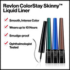 Buy now Revlon Skinny Liquid Eyeliner, ColorStay Eye Makeup, Waterproof, Smudge-proof, Longwearing with Ultra-Fine Tip, Mahogany Flame, 0.08 oz at indiglob india
