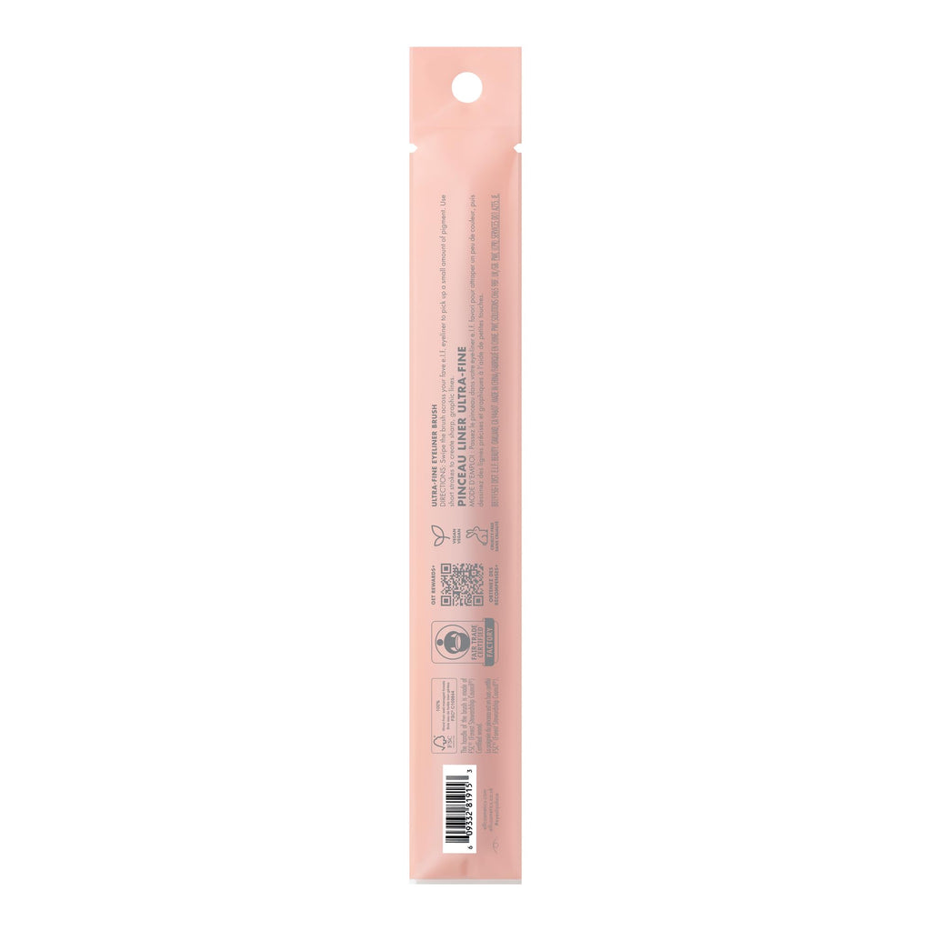 Buy now e.l.f. Ultra-Fine Eyeliner Brush, Pointed Tip For Creating Clean, Crisp Eye Makeup Looks, Use With Liquid, Cream & Kohl Formulas, Vegan & Cruelty-Free at indiglob india