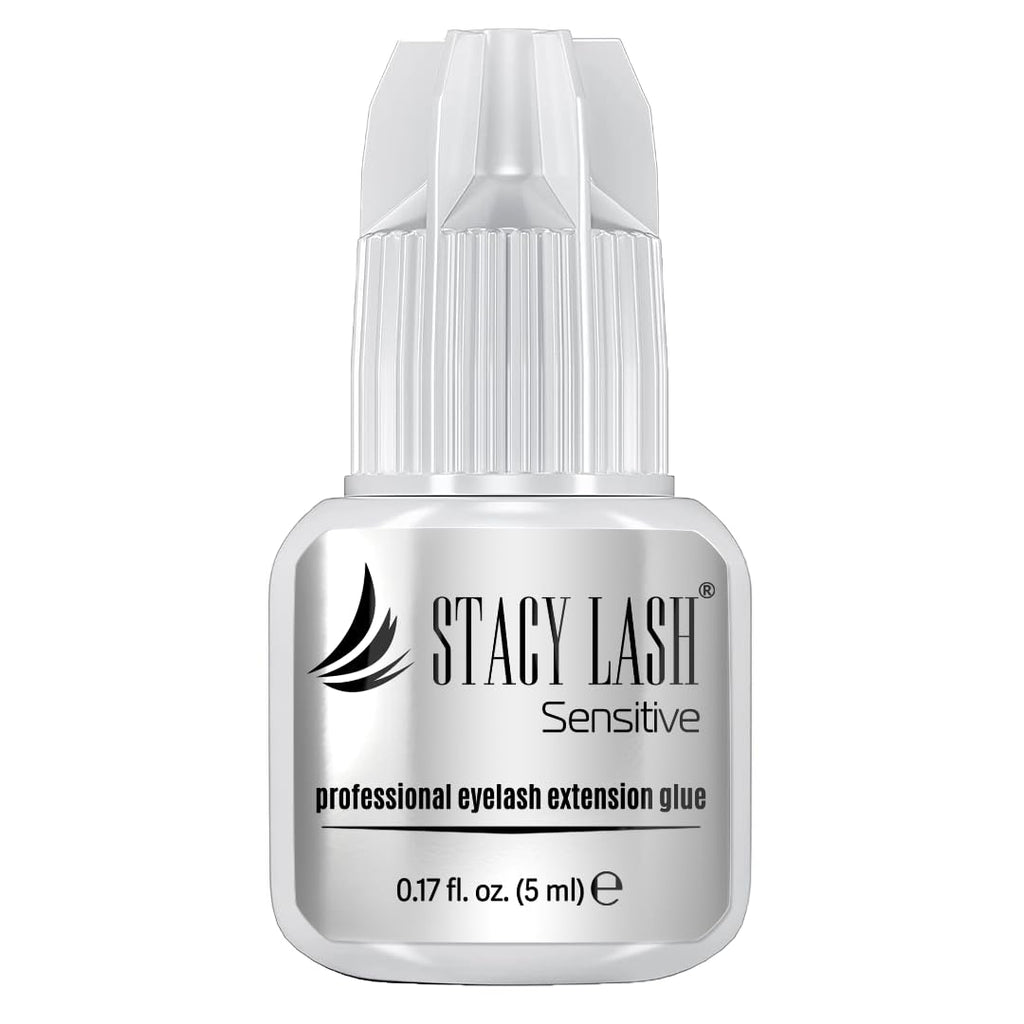 Buy now Sensitive Eyelash Extension Glue Stacy Lash 0.17fl.oz/5ml / 5-6 Sec Drying time/Retention â€“ 4-5 Weeks/Black Adhesive/Professional Supplies at indiglob india