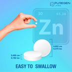 Zinc 220mg [High Potency] Supplement – Zinc Sulfate for Immune Support System 100 Tablets