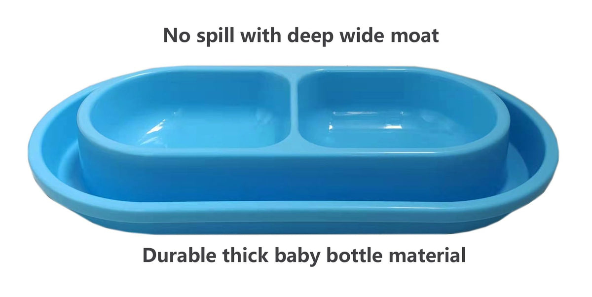Ant Proof No Spill Cat Dog Pet Bowl 32 Oz Spill Proof Food Water Bowls Dish for Small to Medium Size Dogs Cats by With You6688