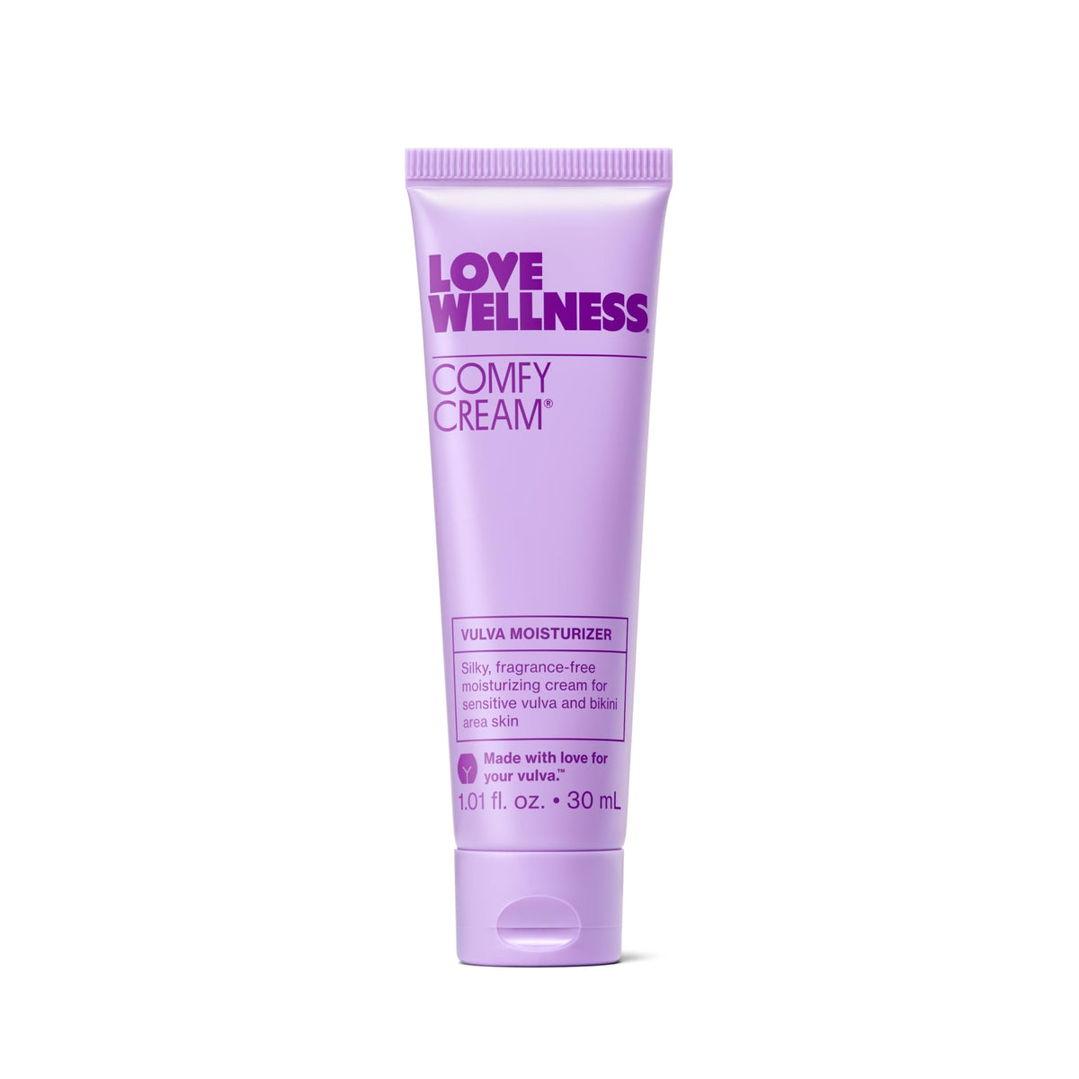 Love Wellness Comfy Cream I Vulva & Vaginal Moisturizer I 1.01 fl. oz