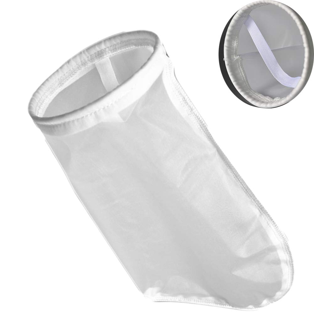 Buy now Nylon Mesh Filter Socks 7 Inch Ring 150 Micron 16 Inch Long NMO Aquarium Filter Bags -1Pack (150 Micron 7" x 16") 400 Micron 7" x 16" at indiglob india