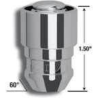 Buy now Gorilla Automotive 61631 Acorn Gorilla Guard Locks (12mm x 1.50 Thread Size) - Pack of 4 at indiglob india